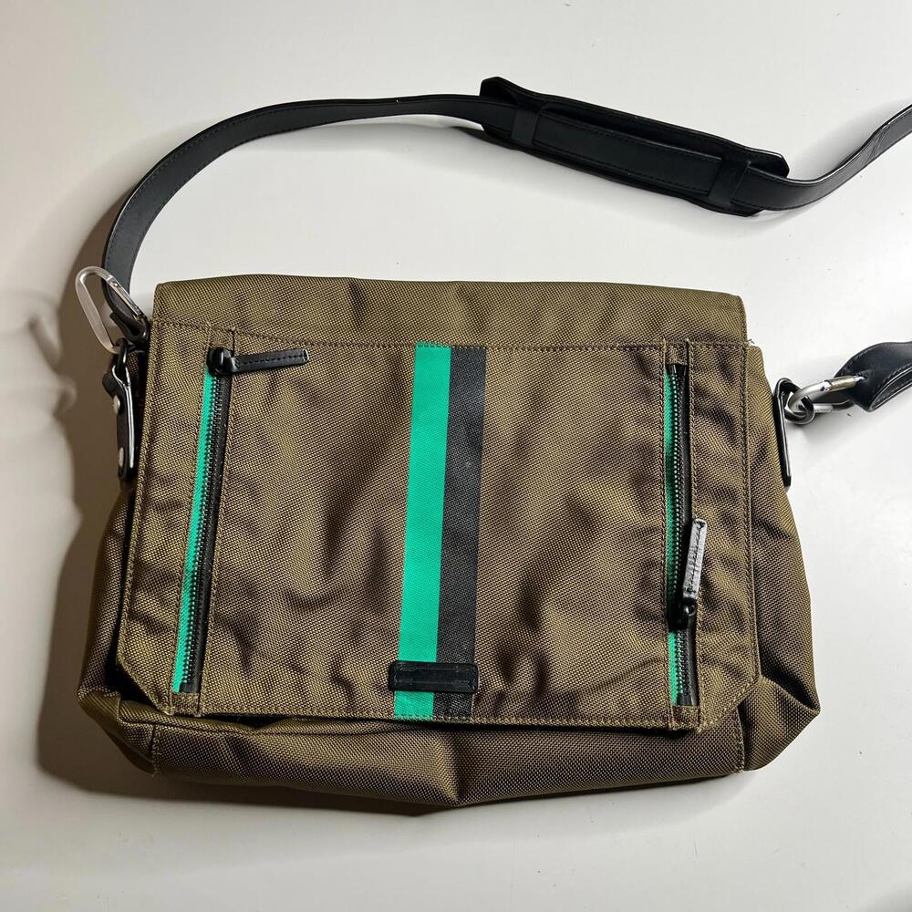 Ben Minkoff Nylon‎ Crossbody Bag Olive Green Designer Shoulder Messenger